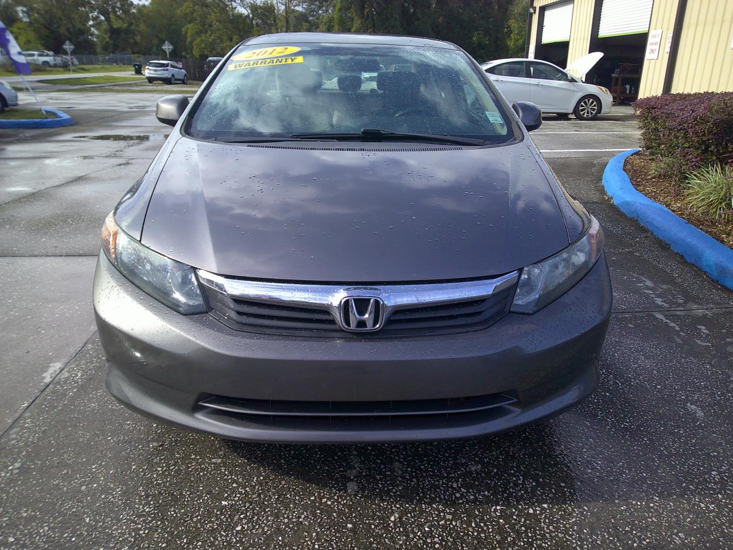 2012 GRAY HONDA CIVIC LX (19XFB2F59CE) , located at 390 Hansen Avenue, Orange Park, FL, 32065, (904) 276-7933, 30.130497, -81.787529 - Photo#0